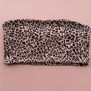 Cheetah print tube top!